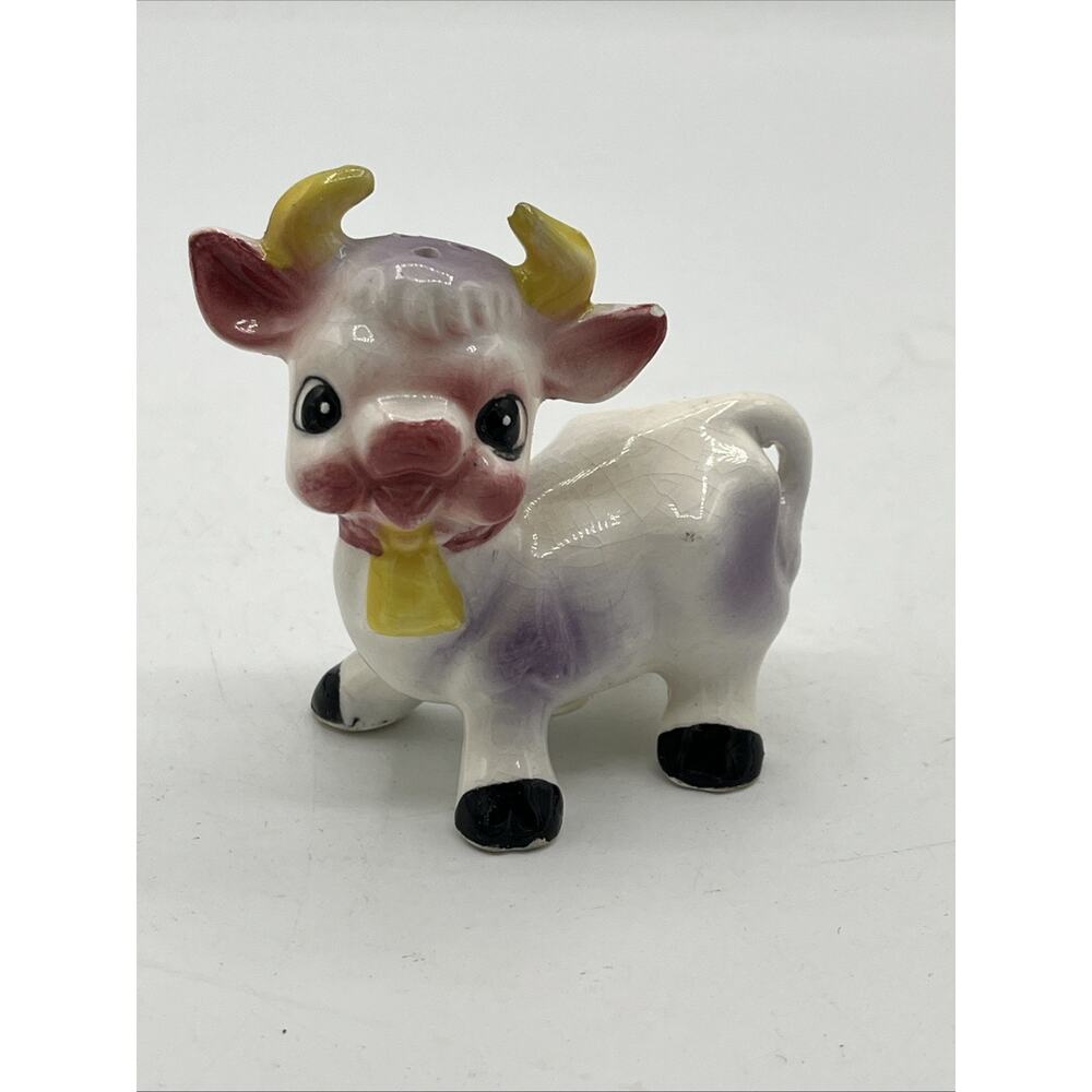 Vintage Kitschy Elsie Cow Replacement Pepper Shaker Japan Anthropomorphic MCM
